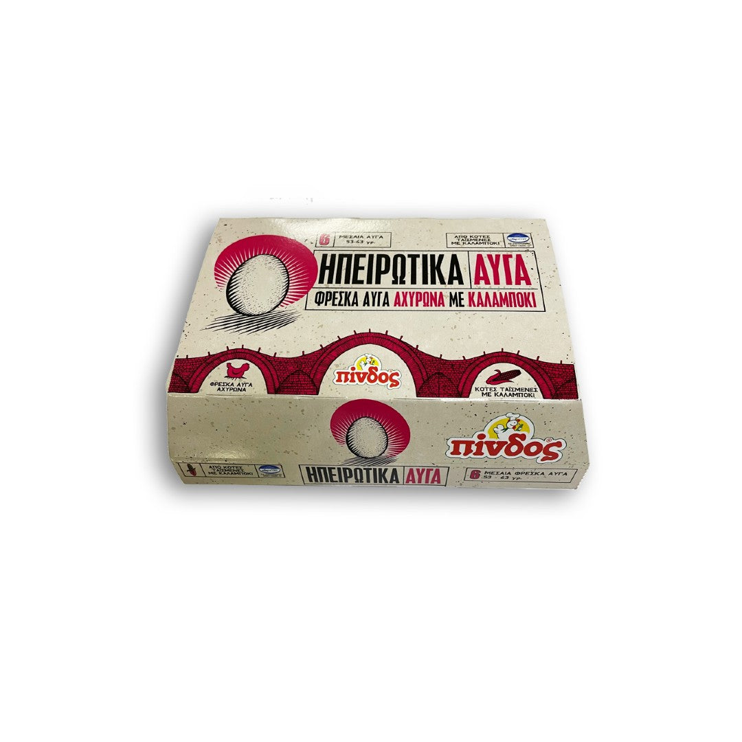 ΠΙΝΔΟΣ Ηπειρώτικα Αυγά 6άδα Medium