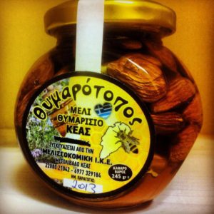 ΜΕΛΙ ΘΥΜΑΡΙΣΙΟ ΜΕ ΑΜΥΓΔΑΛΟ (Κωδ.: meliamygdalo)